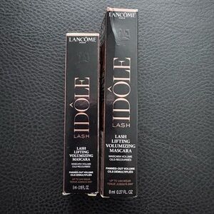 Lancôme Paris Idole lash mascara 01 glossy black NIB 5 ml and 8 ml